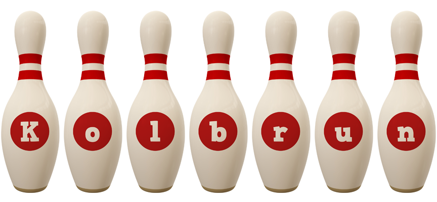 Kolbrun bowling-pin logo