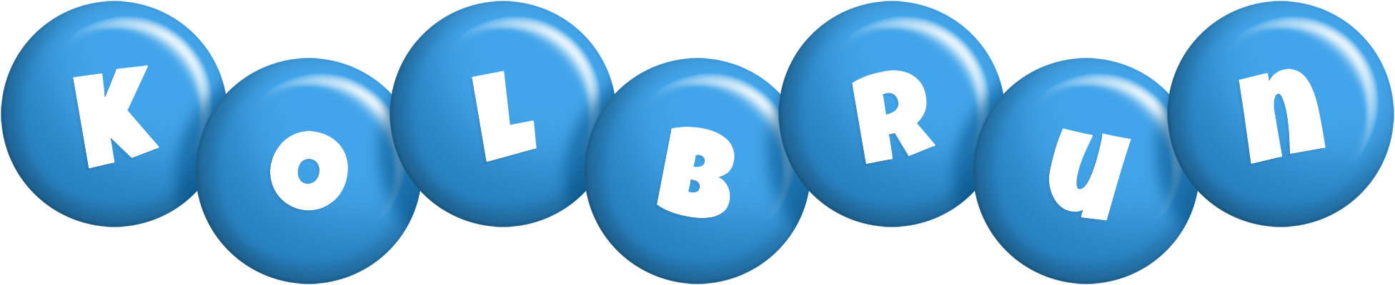 Kolbrun candy-blue logo