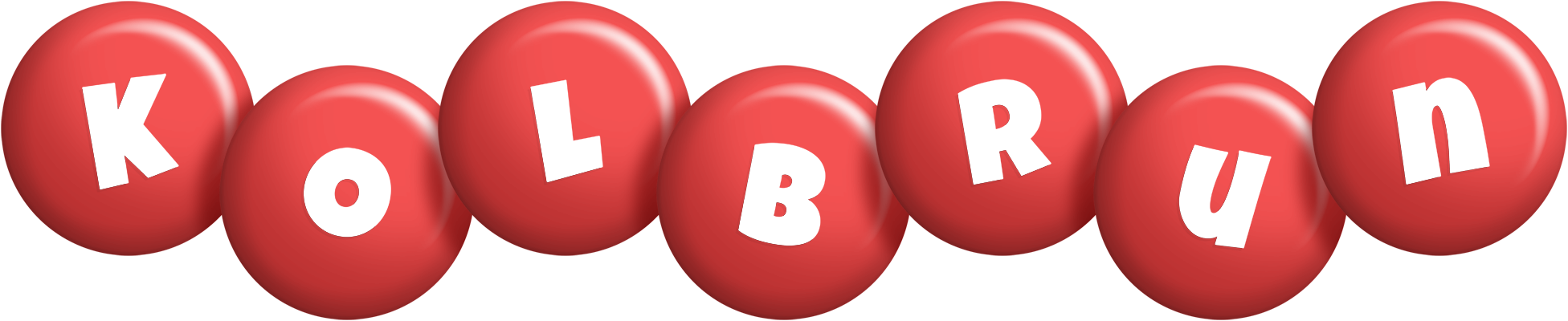 Kolbrun candy-red logo