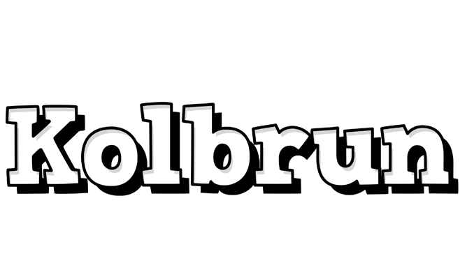 Kolbrun snowing logo