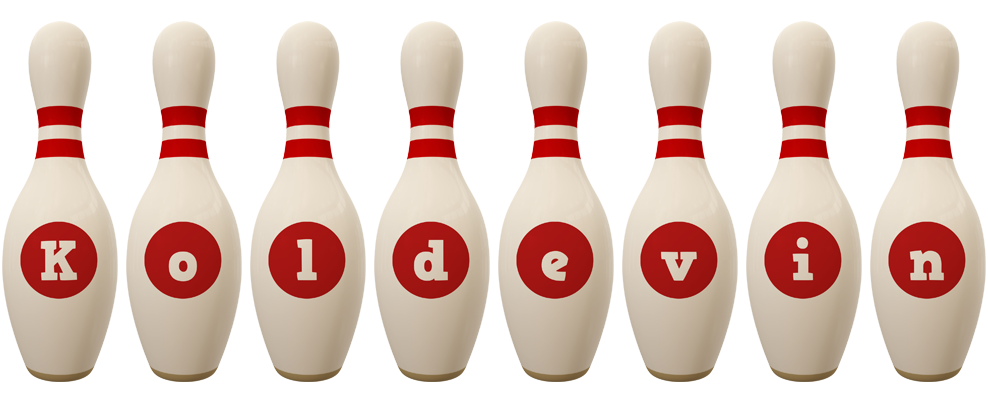 Koldevin bowling-pin logo
