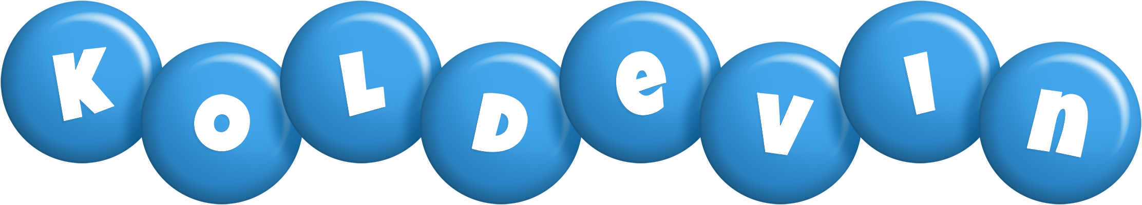 Koldevin candy-blue logo