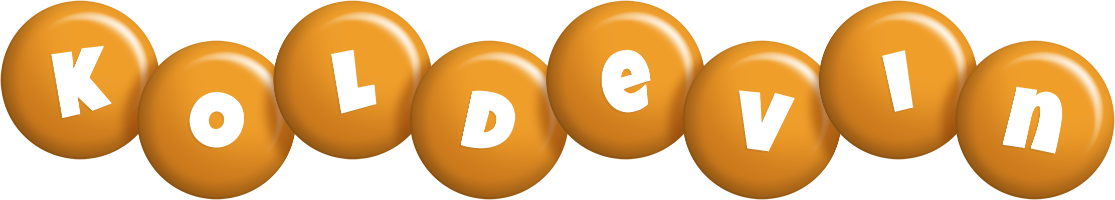 Koldevin candy-orange logo