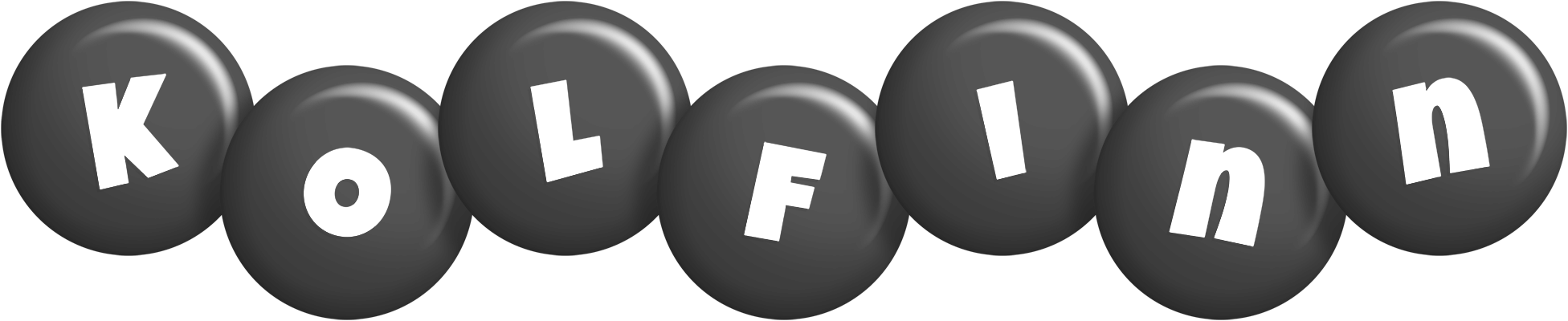 Kolfinn candy-black logo