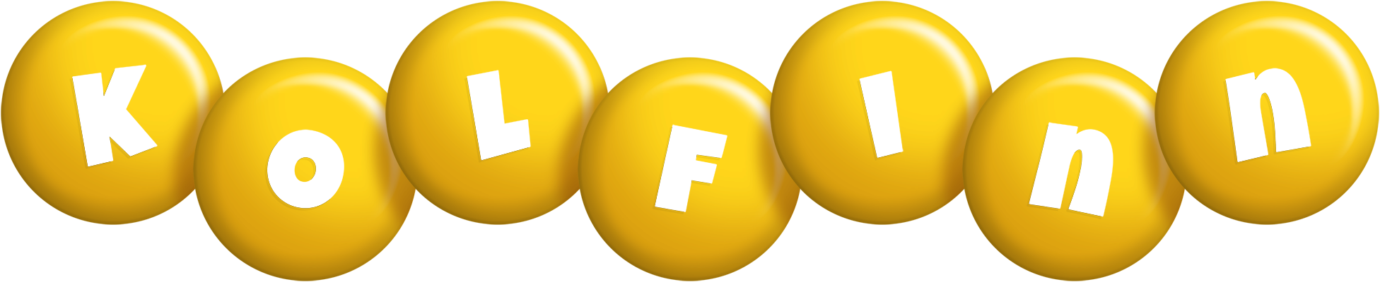 Kolfinn candy-yellow logo