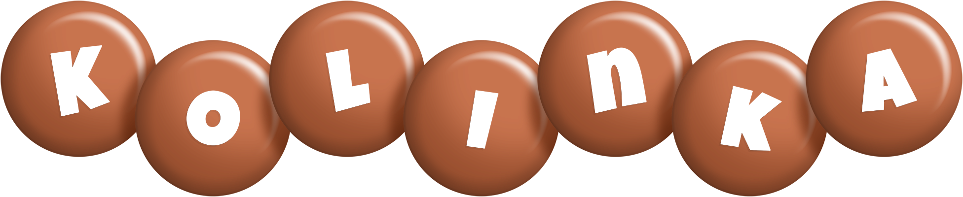 Kolinka candy-brown logo