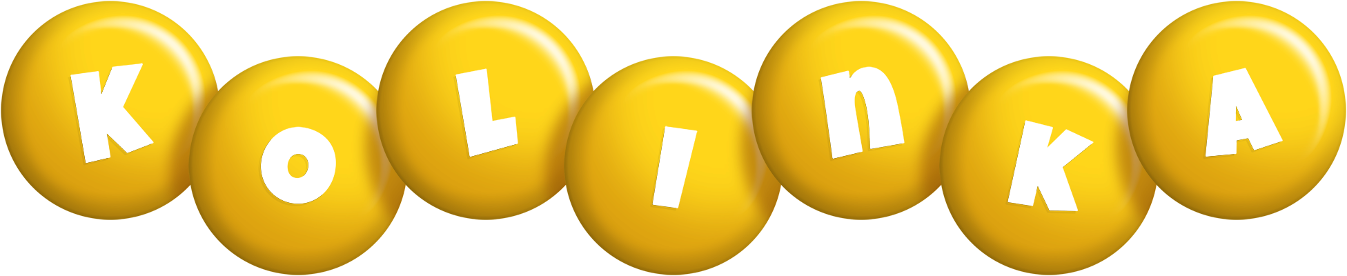 Kolinka candy-yellow logo