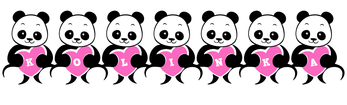 Kolinka love-panda logo