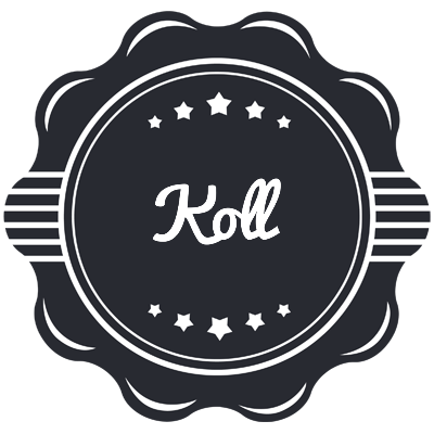 Koll badge logo