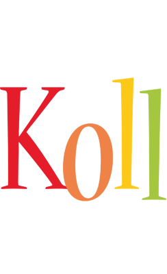 Koll birthday logo