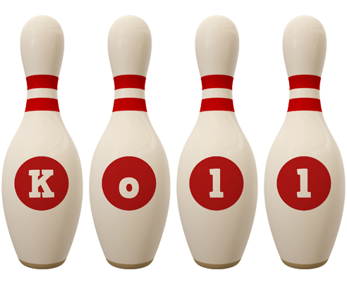 Koll bowling-pin logo
