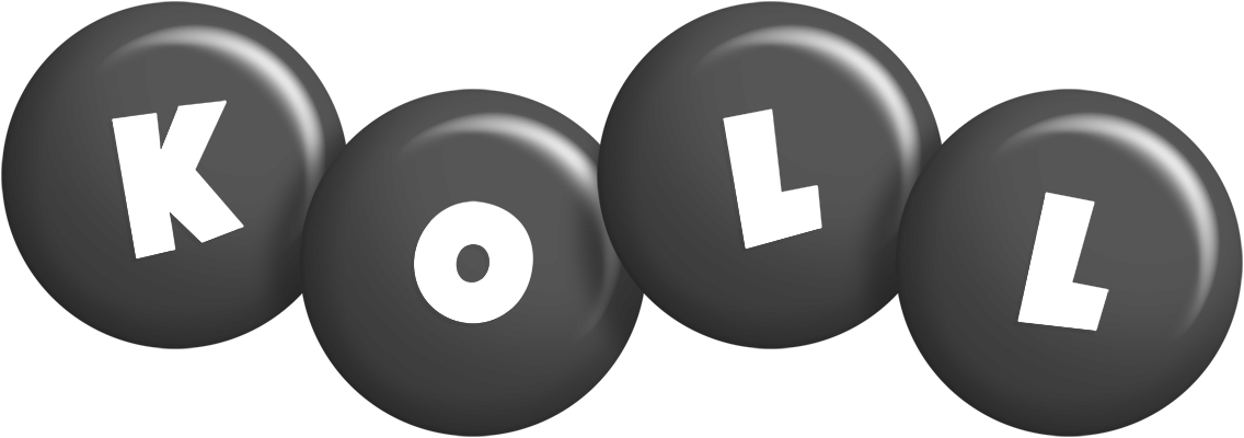 Koll candy-black logo