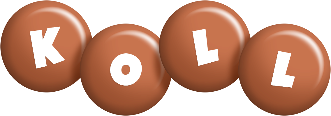 Koll candy-brown logo