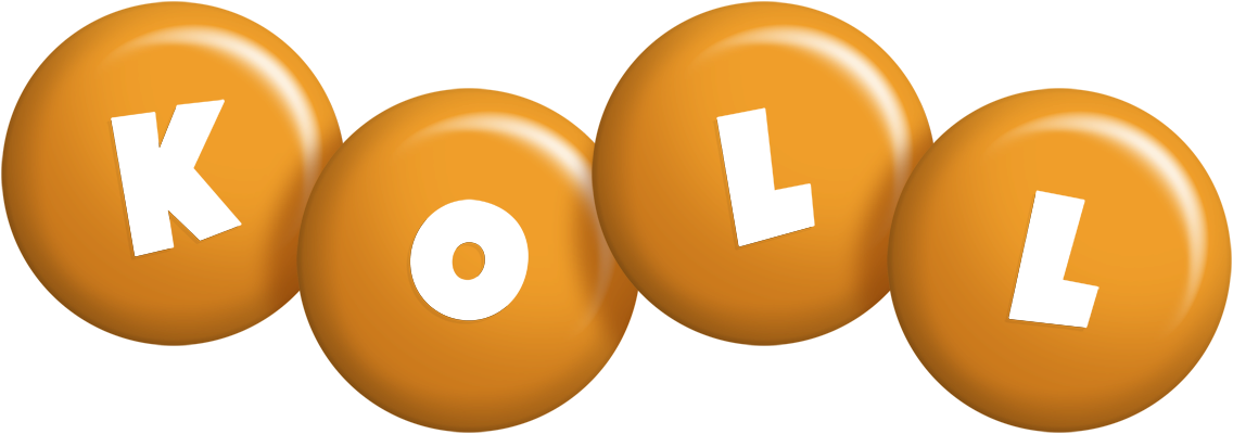 Koll candy-orange logo