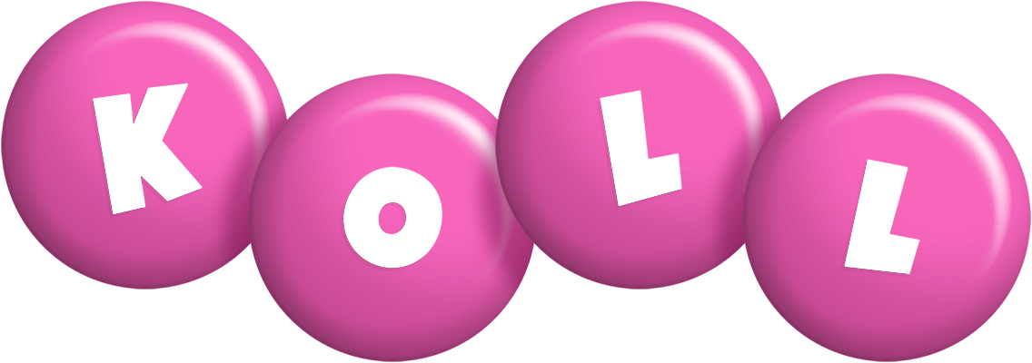 Koll candy-pink logo