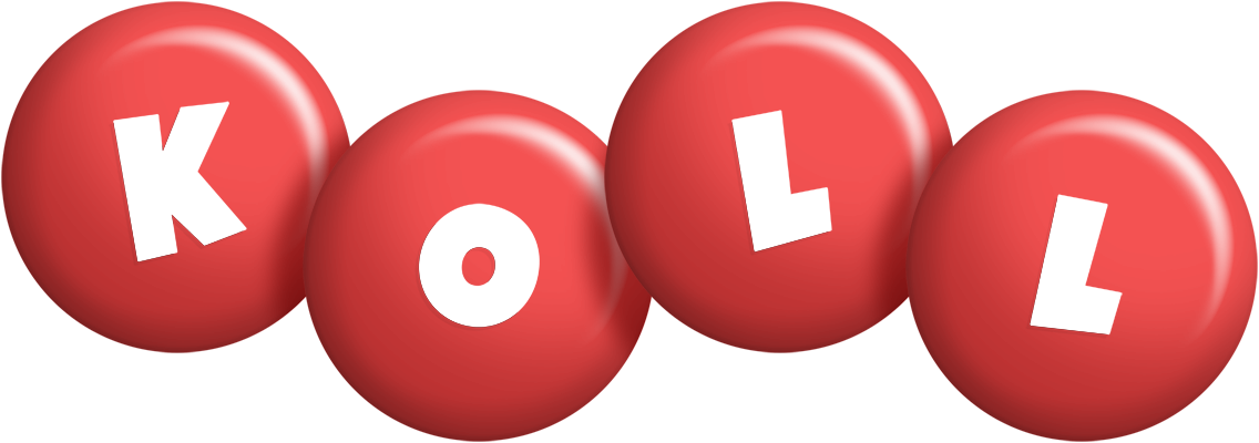 Koll candy-red logo