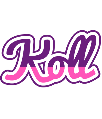 Koll cheerful logo