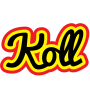 Koll flaming logo