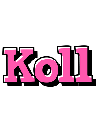 Koll girlish logo