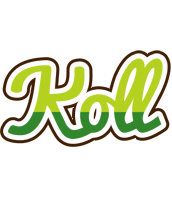 Koll golfing logo