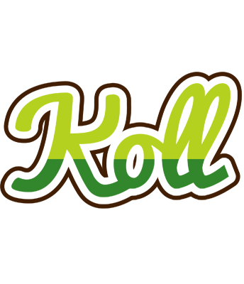 Koll golfing logo