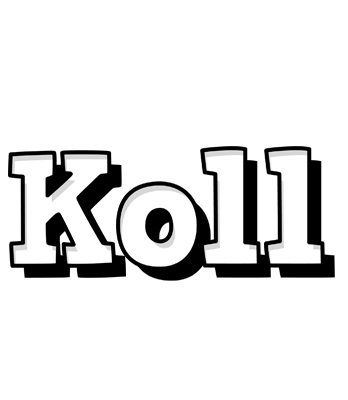 Koll snowing logo