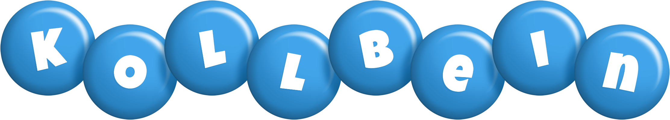 Kollbein candy-blue logo