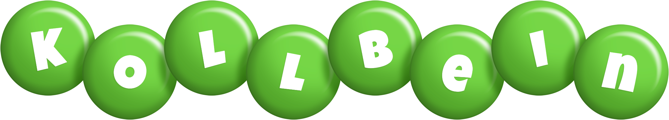 Kollbein candy-green logo
