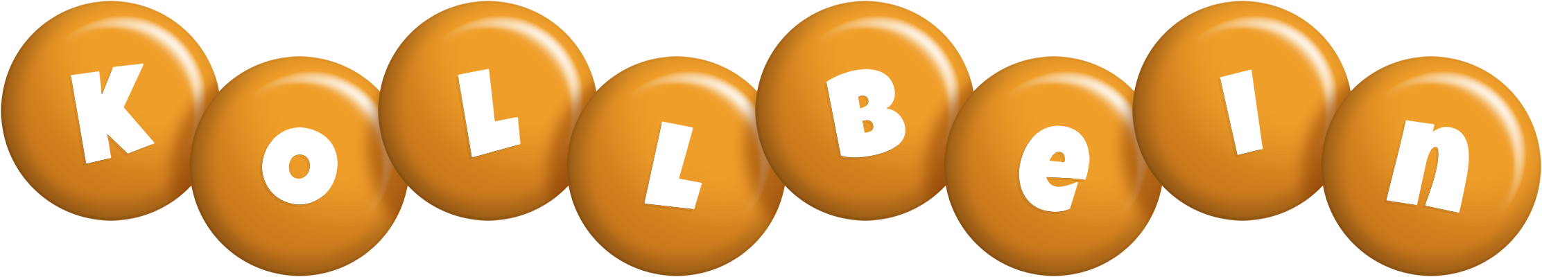 Kollbein candy-orange logo