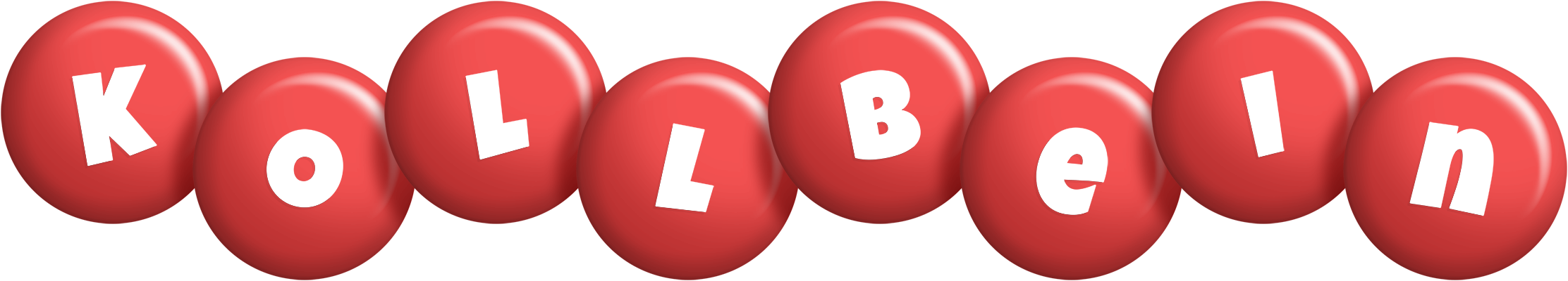 Kollbein candy-red logo