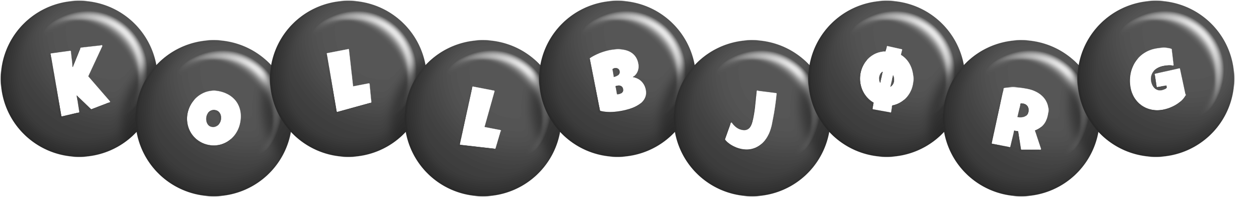 Kollbjørg candy-black logo