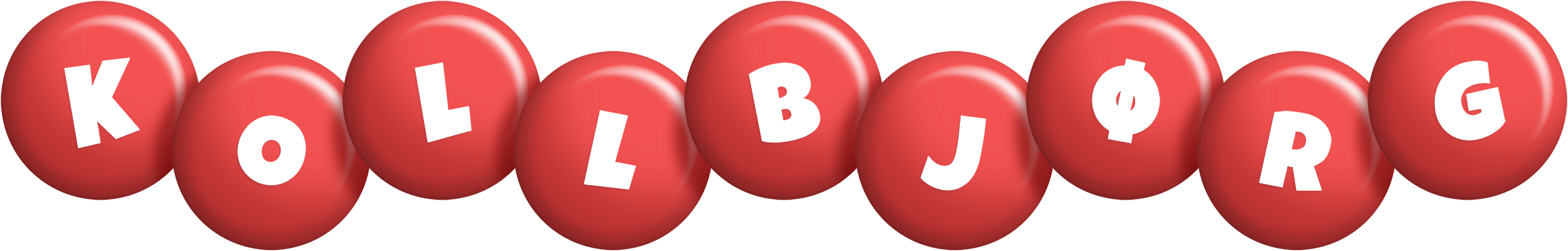 Kollbjørg candy-red logo