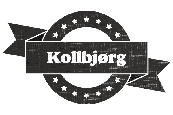 Kollbjørg grunge logo