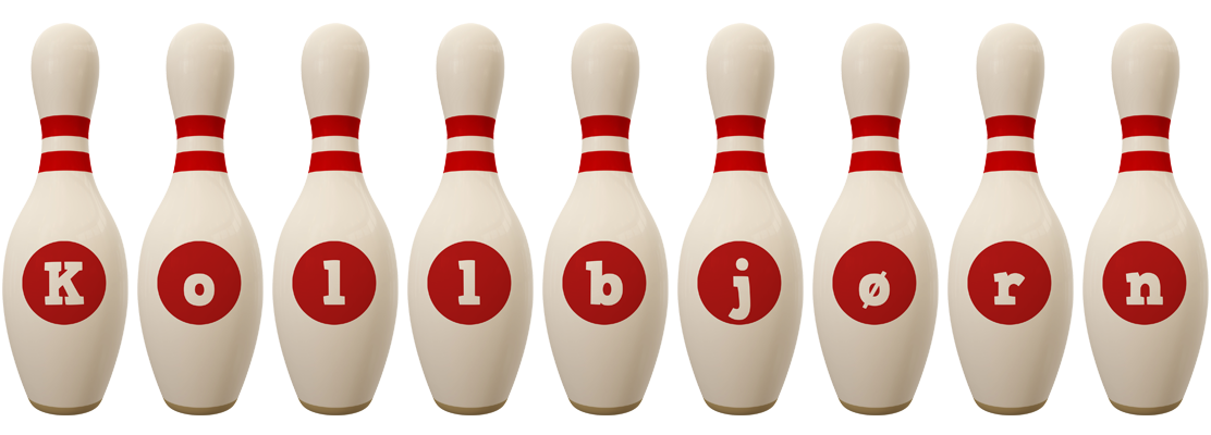 Kollbjørn bowling-pin logo