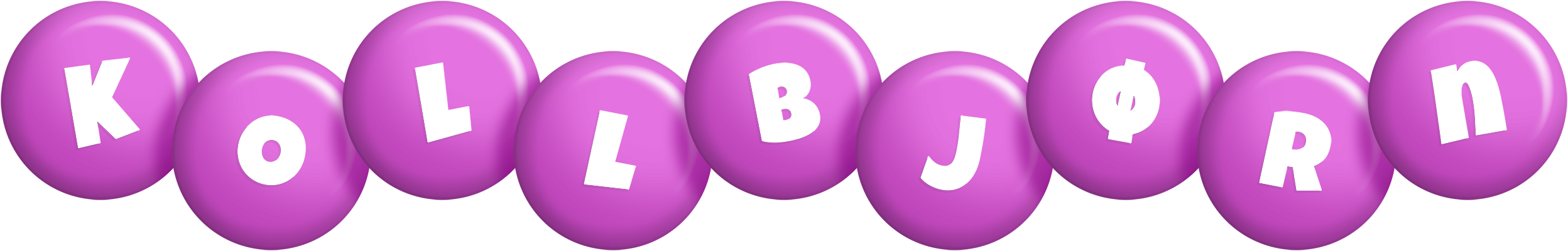Kollbjørn candy-purple logo