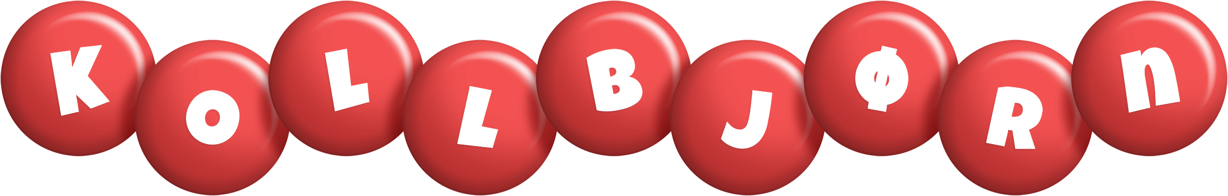 Kollbjørn candy-red logo