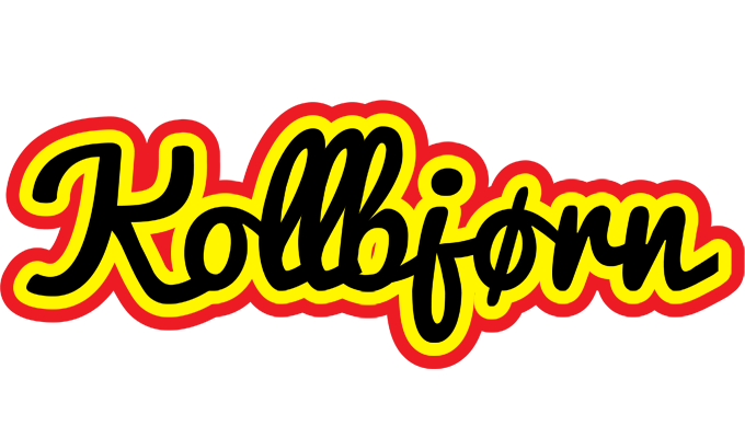 Kollbjørn flaming logo