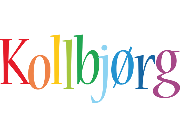 Kollbjørg birthday logo