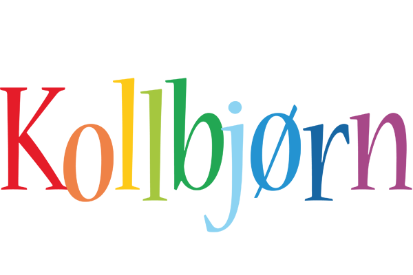 Kollbjørn birthday logo