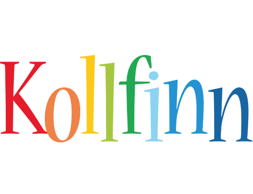 Kollfinn birthday logo
