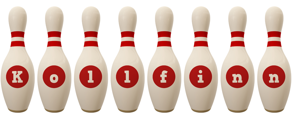 Kollfinn bowling-pin logo