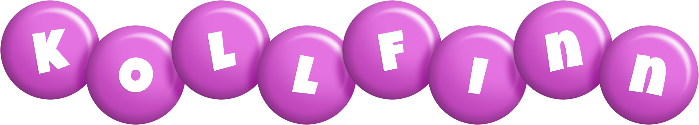 Kollfinn candy-purple logo
