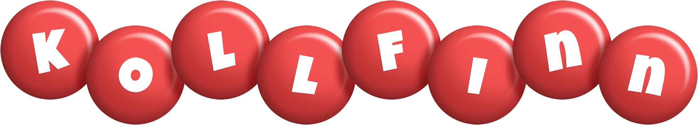 Kollfinn candy-red logo