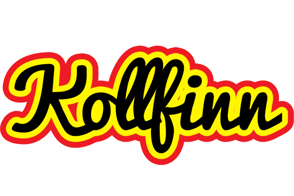 Kollfinn flaming logo
