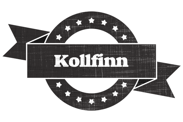 Kollfinn grunge logo