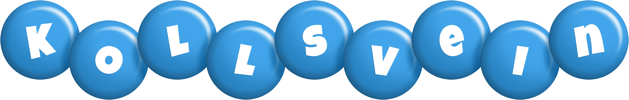 Kollsvein candy-blue logo
