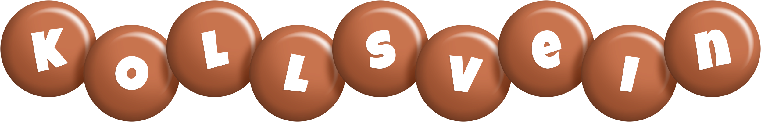 Kollsvein candy-brown logo