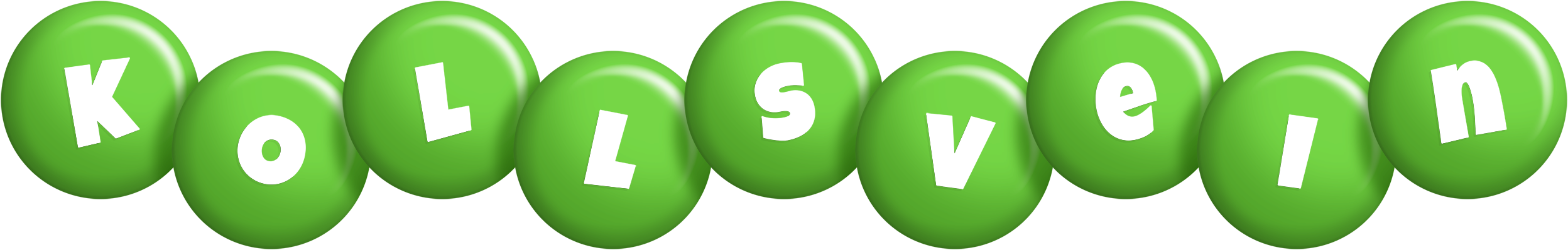 Kollsvein candy-green logo