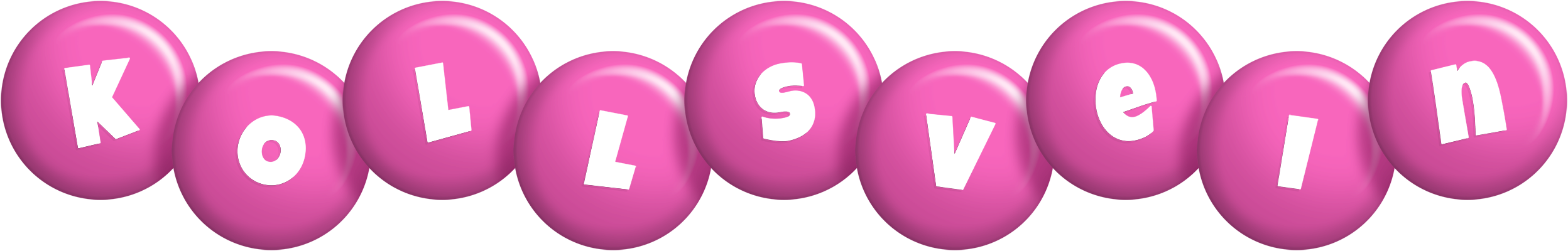 Kollsvein candy-pink logo