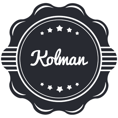 Kolman badge logo